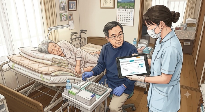 訪問歯科診療での食支援に